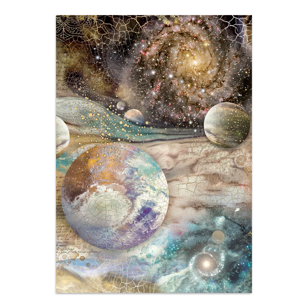 Stamperia Cosmos Junk Journal A5 Focus Points by Cristina Radovan