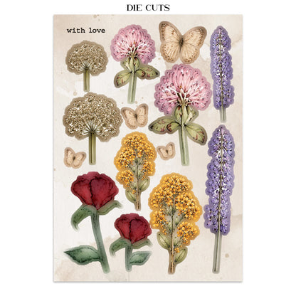 Stamperia Flowers and Poems Junk Journal A5 Focus Points