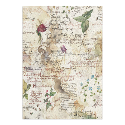 Stamperia Flowers and Poems Junk Journal A5 Focus Points