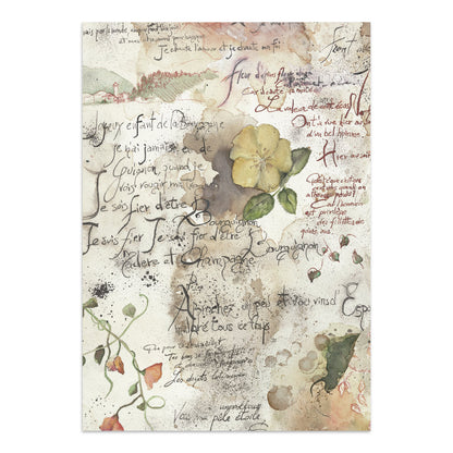 Stamperia Flowers and Poems Junk Journal A5 Focus Points