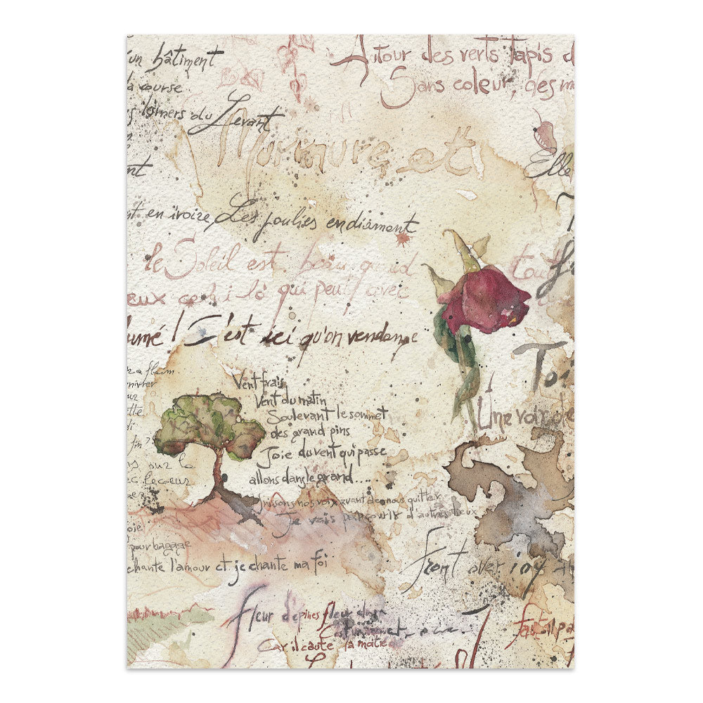 Stamperia Flowers and Poems Junk Journal A5 Focus Points