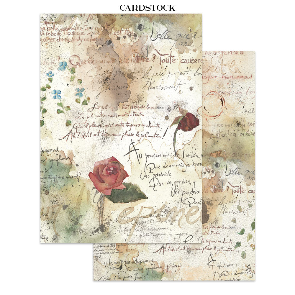 Stamperia Flowers and Poems Junk Journal A5 Focus Points