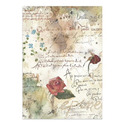 Stamperia Flowers and Poems Junk Journal A5 Focus Points