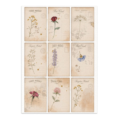 Stamperia Flowers and Poems Junk Journal A5 Focus Points