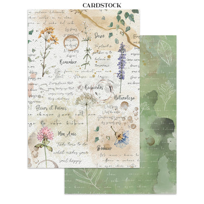 Stamperia Flowers and Poems Junk Journal A5 Focus Points