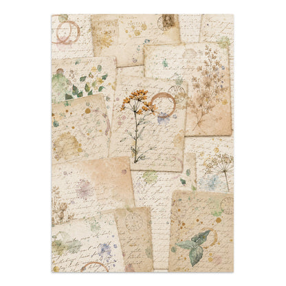 Stamperia Flowers and Poems Junk Journal A5 Focus Points