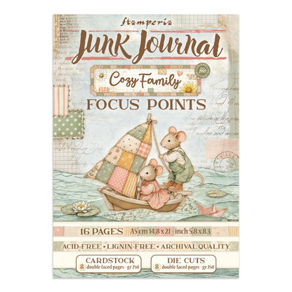 Stamperia CozyFamily Junk Journal A5 Focus Points