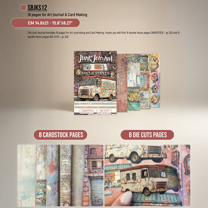 Stamperia Furry Friends 2 Junk Journal A5 Focus Points by Antonis Tzanidakis