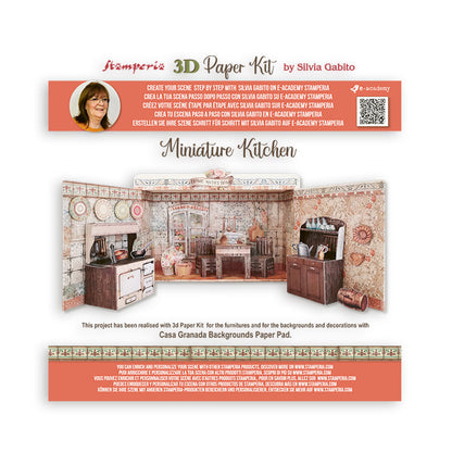 Stamperia Pop Up Kit Casa Granada