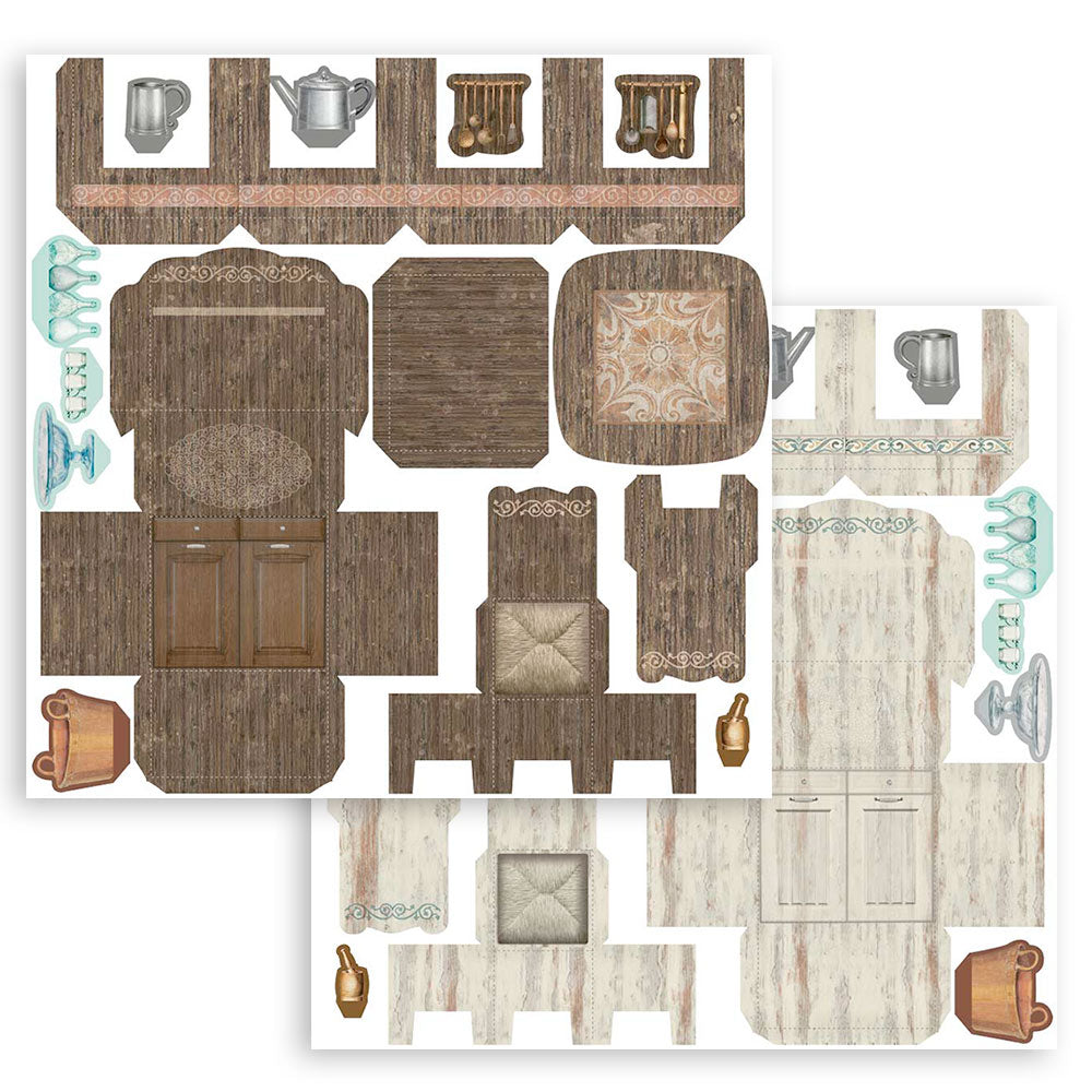 Stamperia Pop Up Kit Casa Granada