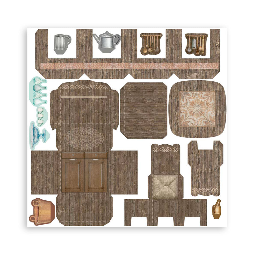 Stamperia Pop Up Kit Casa Granada