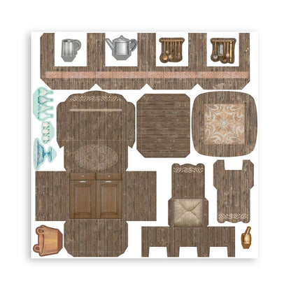 Stamperia Pop Up Kit Casa Granada