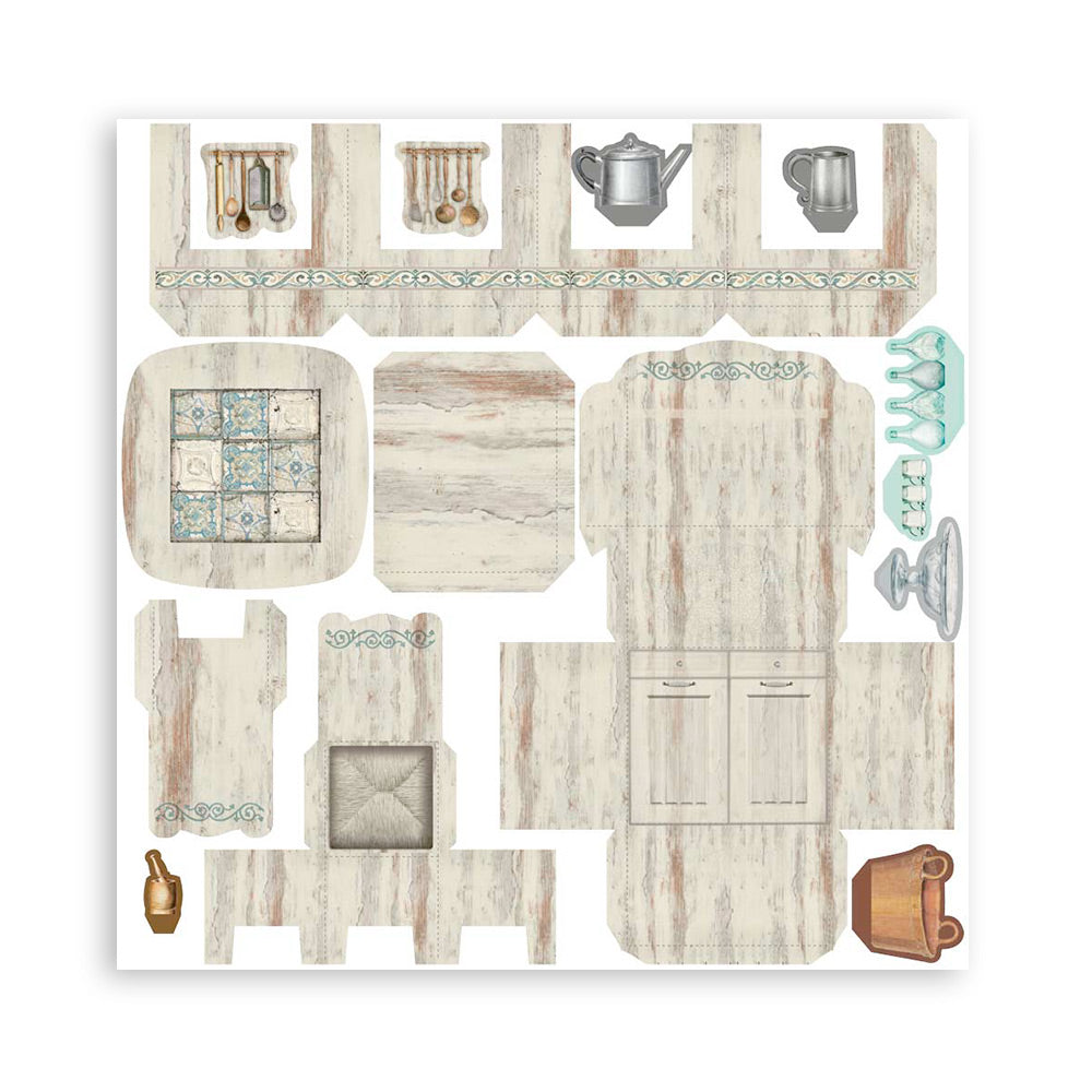 Stamperia Pop Up Kit Casa Granada