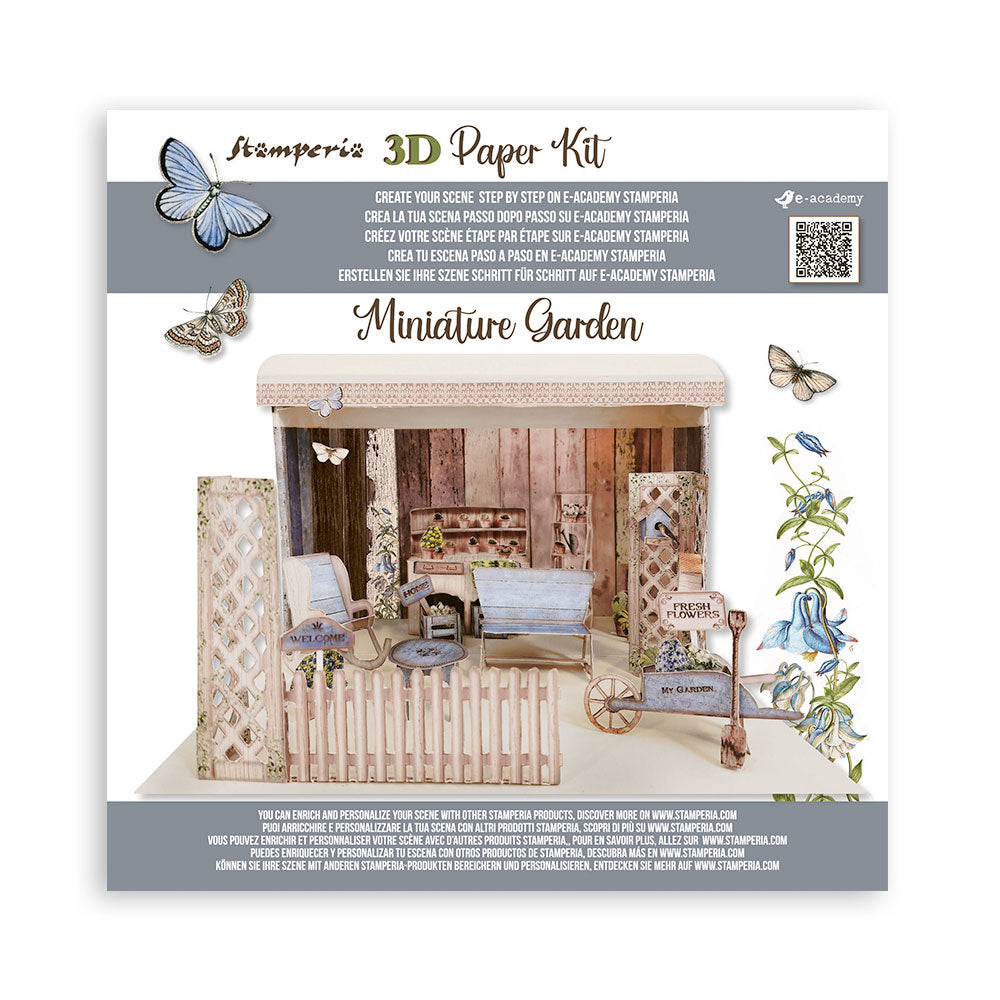 Stamperia Pop Up Kit Romantic Garden House