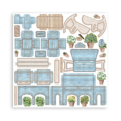 Stamperia Pop Up Kit Romantic Garden House