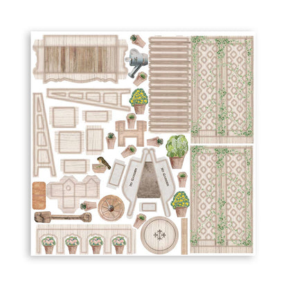 Stamperia Pop Up Kit Romantic Garden House