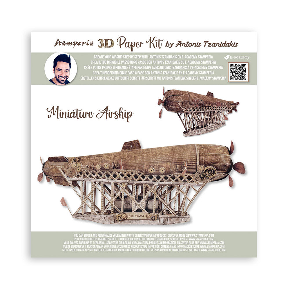 Stamperia Pop Up Kit Sir Vagabond Aviator