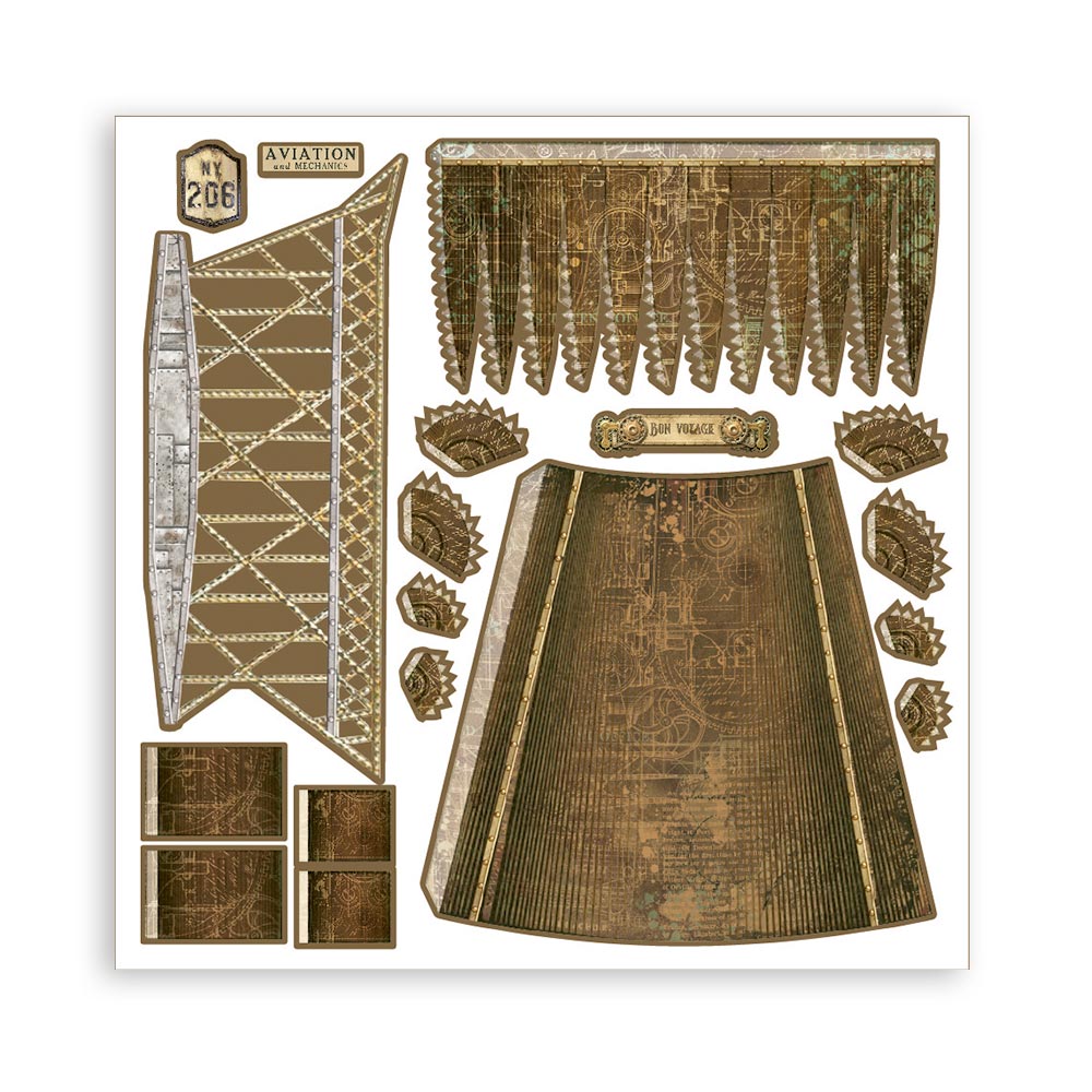 Stamperia Pop Up Kit Sir Vagabond Aviator
