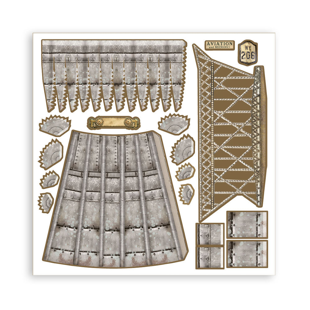Stamperia Pop Up Kit Sir Vagabond Aviator