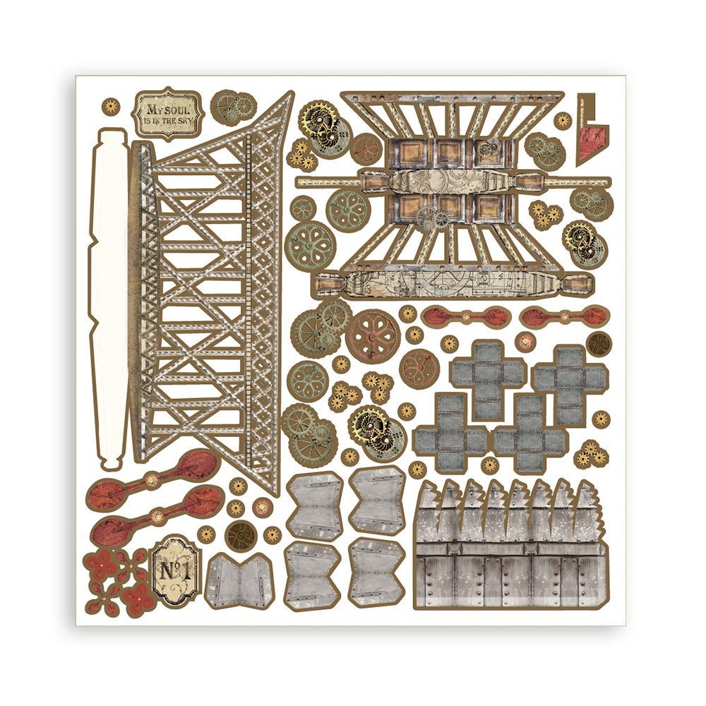 Stamperia Pop Up Kit Sir Vagabond Aviator