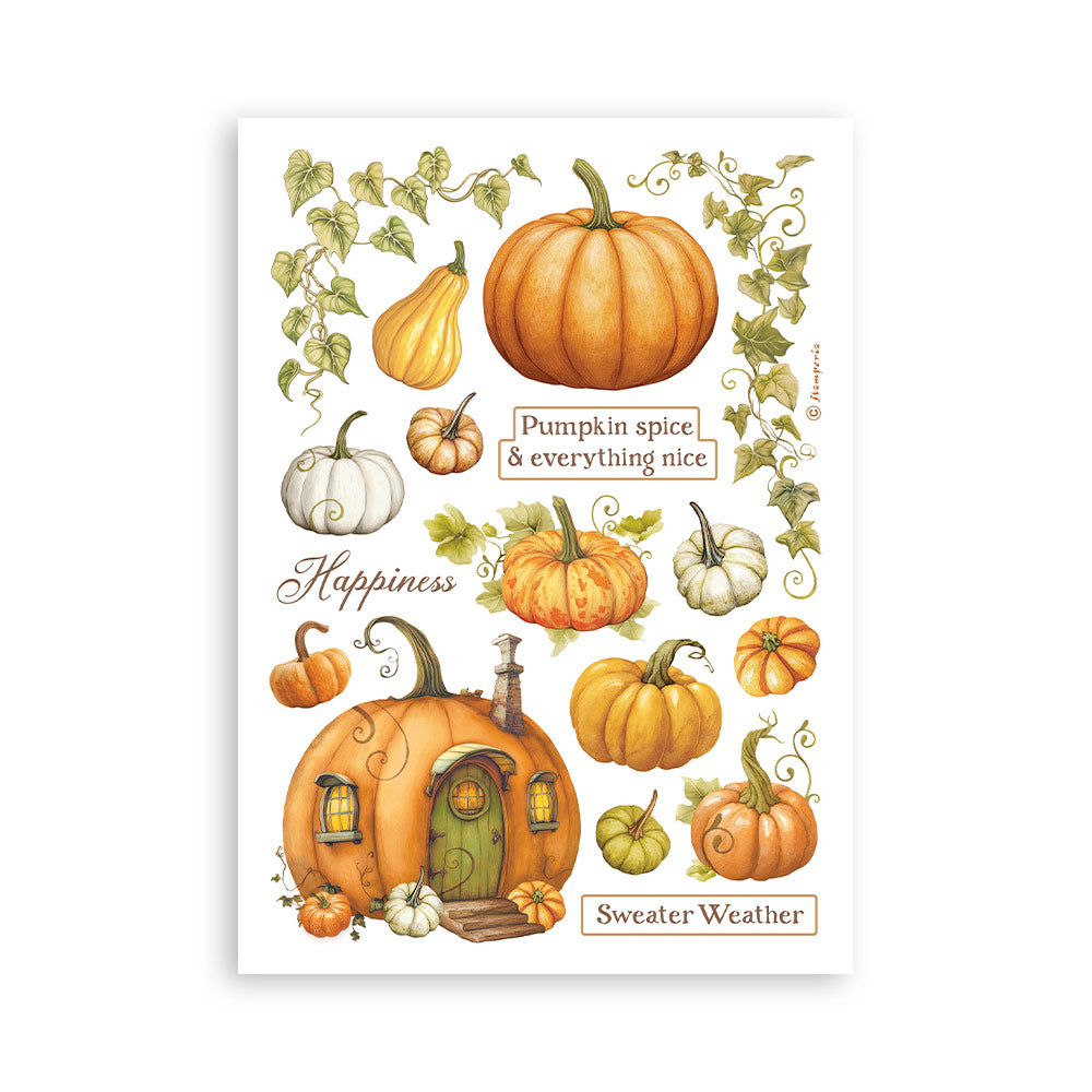 Stamperia Whispering Woods A5 Washi Pad (8pcs)