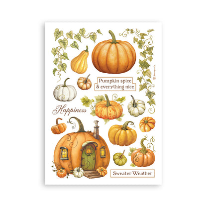 Stamperia Whispering Woods A5 Washi Pad (8pcs)