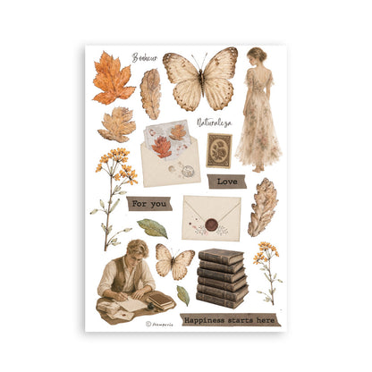 Stamperia Flowers and Poems A5 Washi Pad (8pcs)