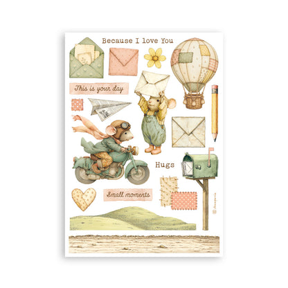 Stamperia CozyFamily A5 Washi Pad (8pcs)