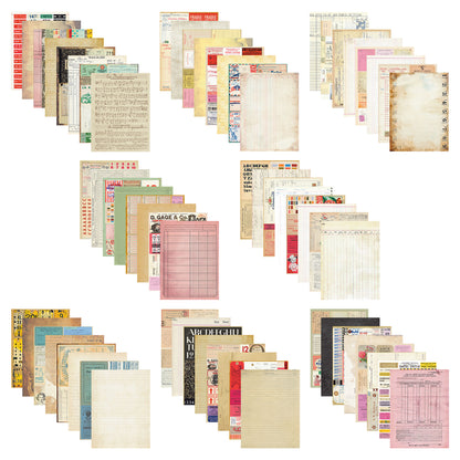 Spellbinders Turn the Page Reminiscense Book 10 Patterned Cardstock by Esther Glas