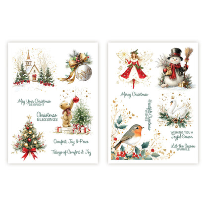 Spellbinders Simply Made Rub-Ons Joyful Season