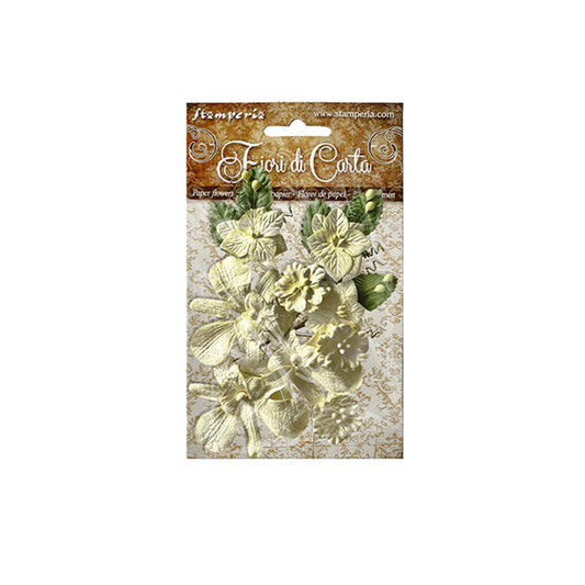 Stamperia Set Paper Flowers Orchids And Flowers