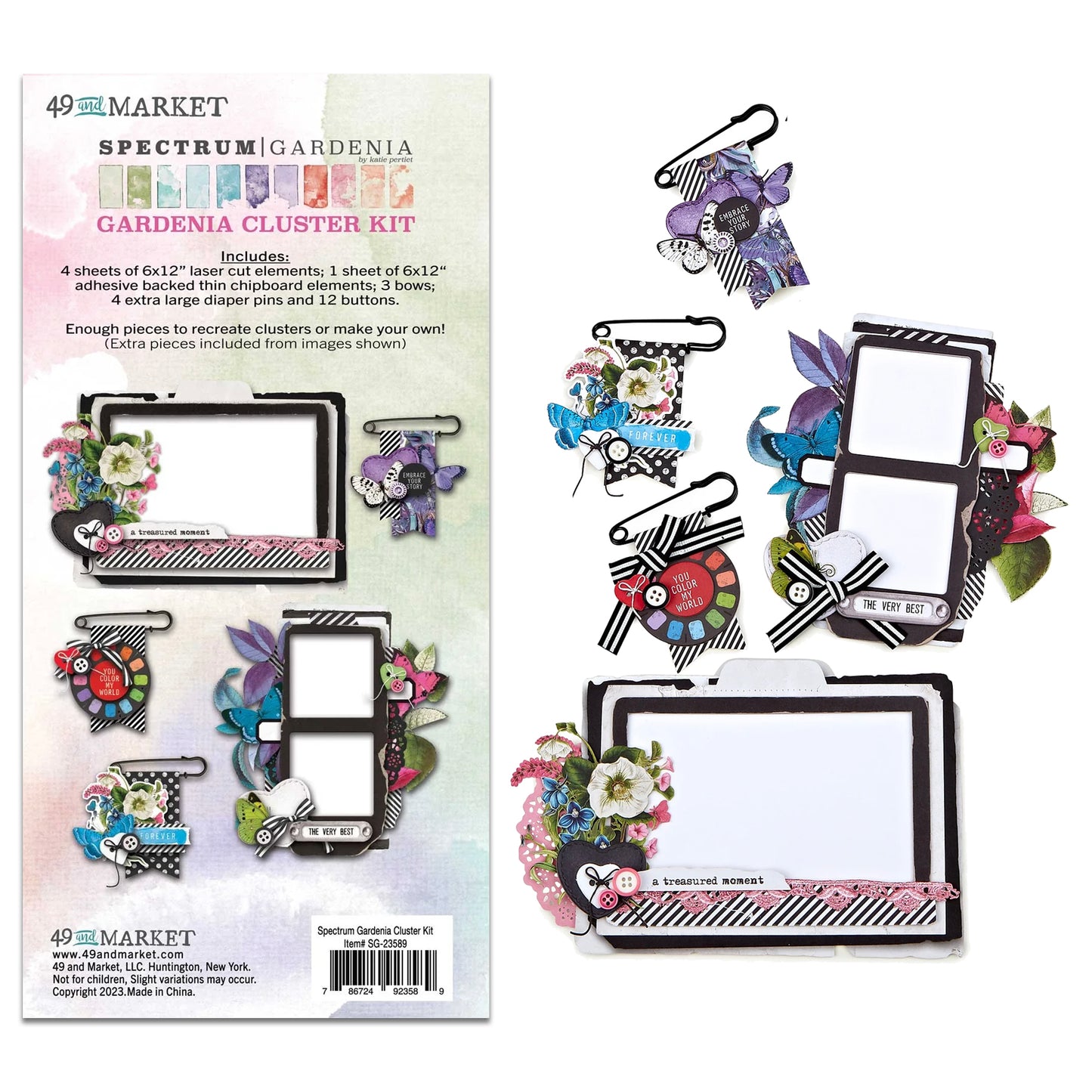 49 And Market Spectrum Gardenia Cluster Kit