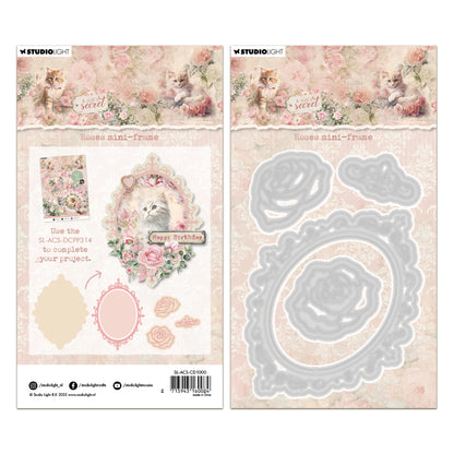 Studio Light A Cat's Secret - Cutting Die Roses Mini-frame