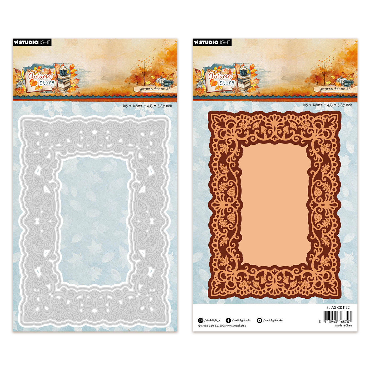 Studio Light Cutting dies Autumn frame A6 Autumn Story