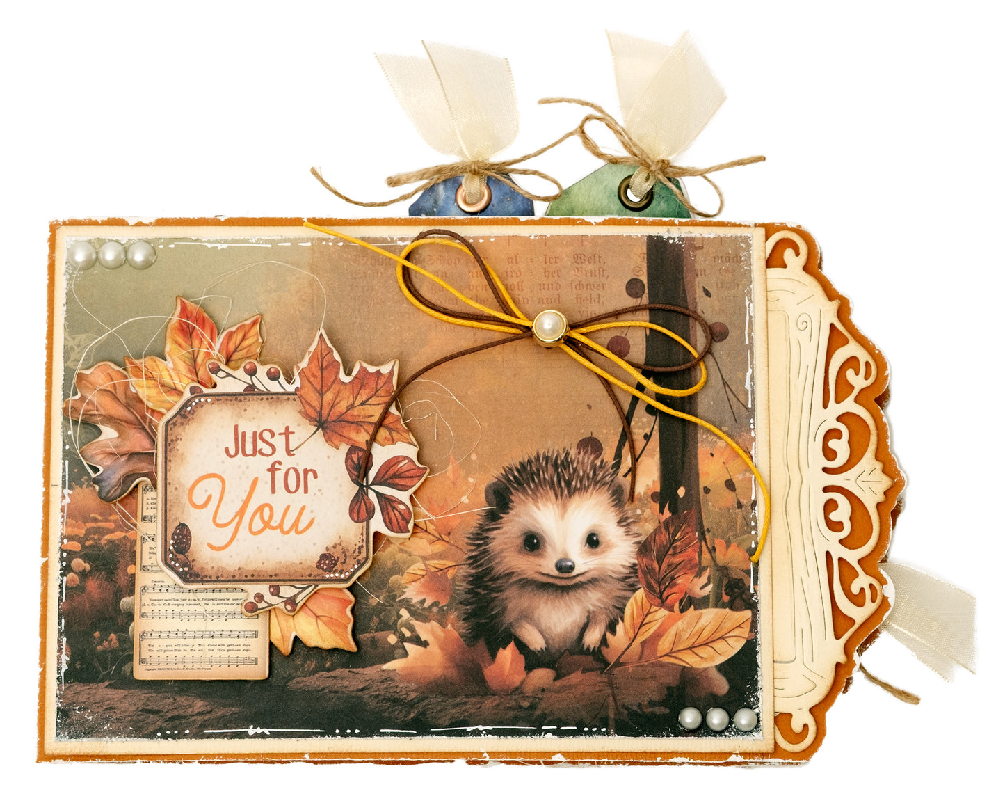Studio Light Charming Autumn - Paper Elements Leaves, Animals & Houses