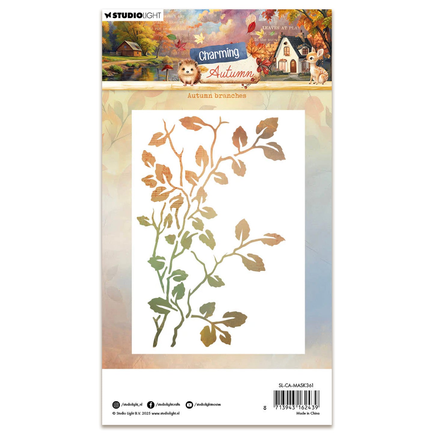 Studio Light Charming Autumn - Mask Autumn Branches