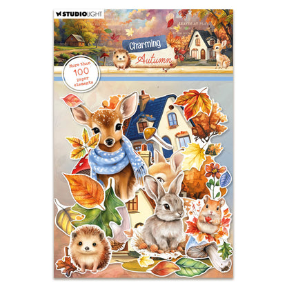 Studio Light Charming Autumn - Paper Elements Leaves, Animals & Houses