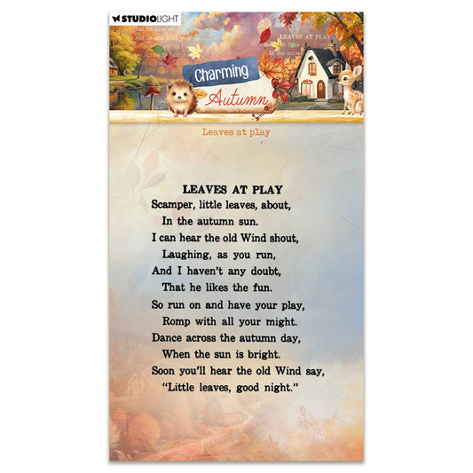 Studio Light Charming Autumn - Clear Stamps Leaves at Play