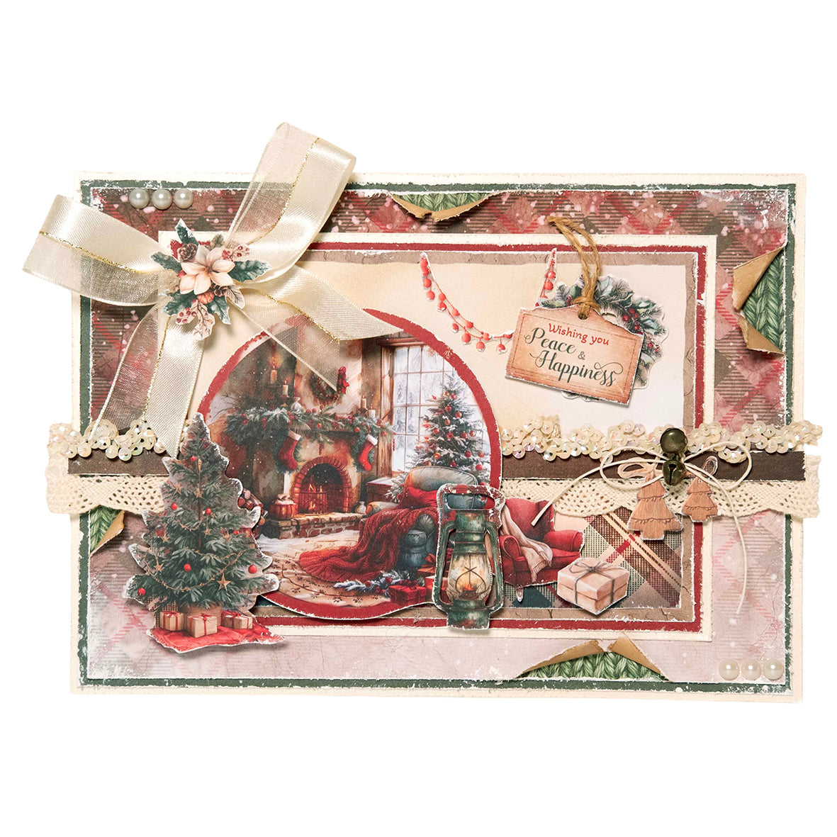 Studio Light Background Paper Pad Cottage Christmas