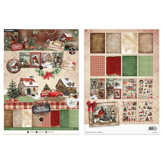 Studio Light Die-Cut DIY Paper Cottage Christmas