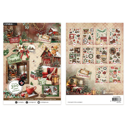 Studio Light Die-cut Paper Pad Elements Cottage Christmas