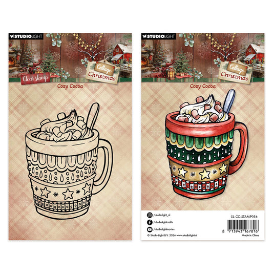 Studio Light Clear Stamps Cozy Cocoa Cottage Christmas