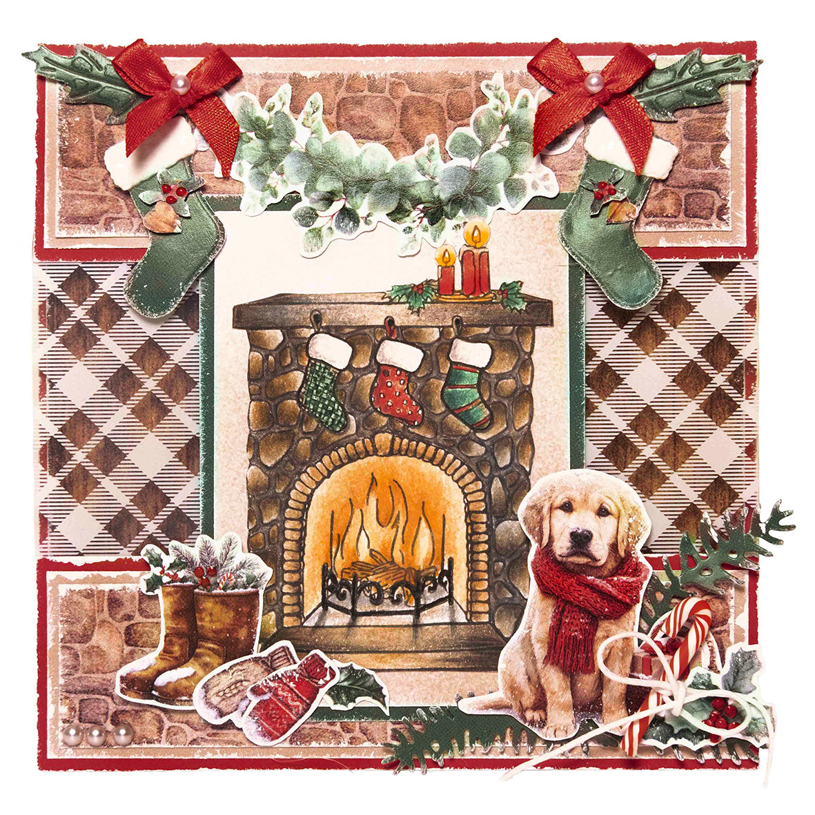 Studio Light Die-Cut DIY Paper Cottage Christmas
