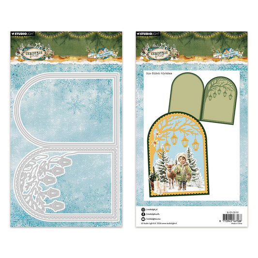 Studio Light Cutting-Dies Folded Card Shape Christmas Forest