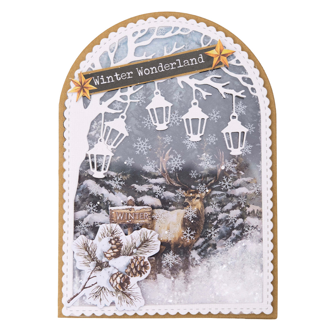 Studio Light Die-Cut Paper Pad Elements Christmas Forest