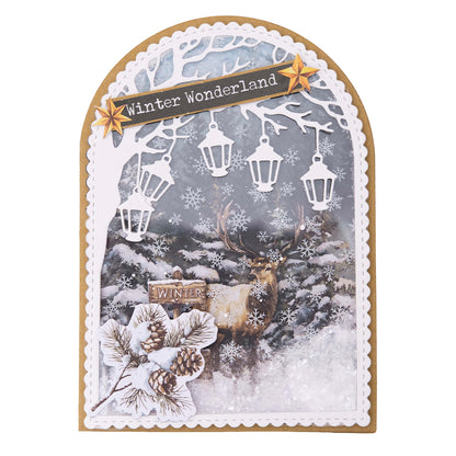 Studio Light Die-Cut Paper Pad Elements Christmas Forest
