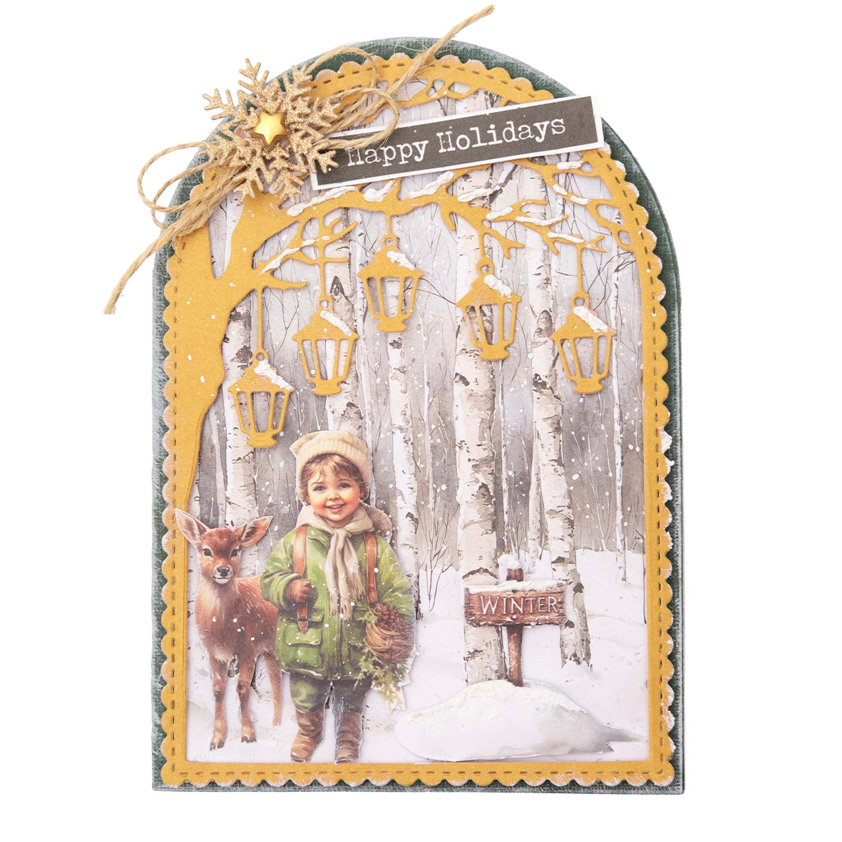 Studio Light Cutting-Dies Trees and Snow Christmas Forest