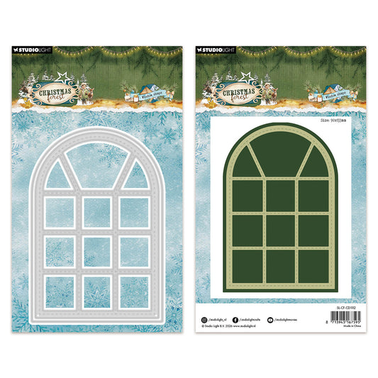 Studio Light Cutting-Dies Window Shape Christmas Forest