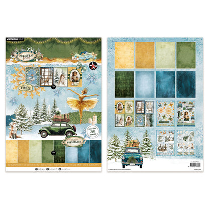 Studio Light Die-Cut DIY Paper Christmas Forest