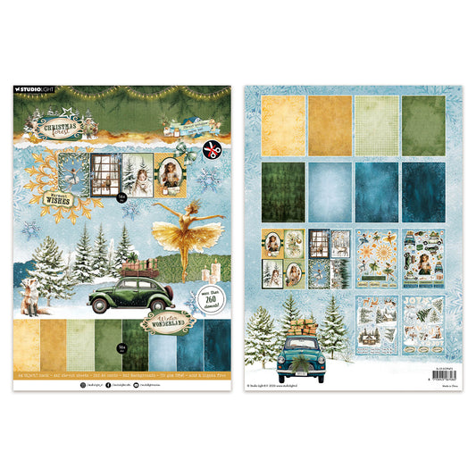 Studio Light Die-Cut DIY Paper Christmas Forest